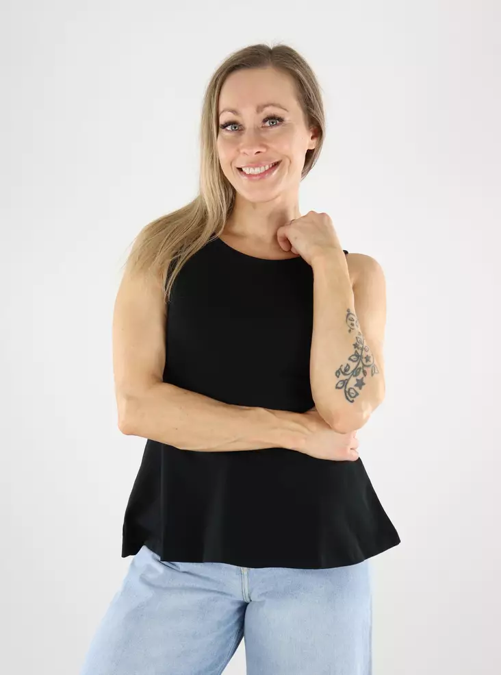 Only Peplum-Oberteil schwarz - Damen Tops - 140757 - 1