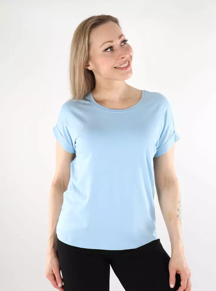 Only Damen T-Shirt ONLMOSTER O-Ausschnitt klarer Himmel - Damen T-Shirts - 138207 - 1