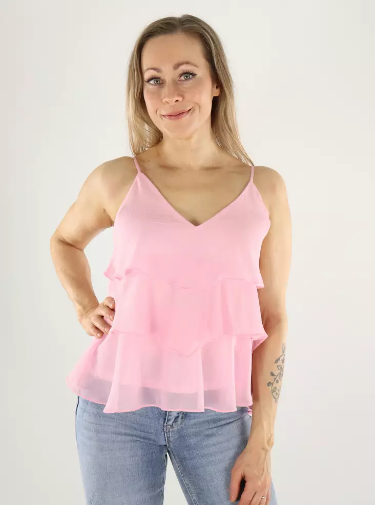 Only Top Rüschentop Romantik Rose - Damen Tops - 140927 - 1