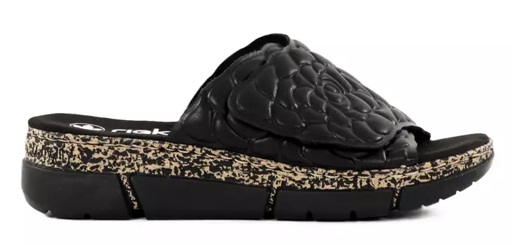 Rieker Damen-Pantoletten V2351-00 schwarz - Rieker Hausschuhe - 138167 - 1