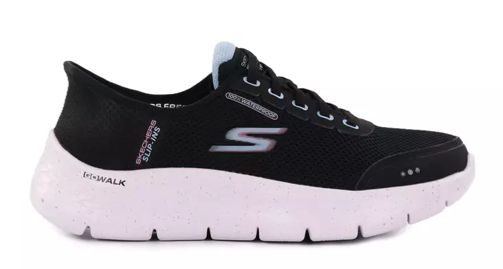 Skechers Damen wasserdichte Sneaker 124846/BKMV GO WALK FLEX - CLEAR CREEK schwarz/mauve - Skechers Sneaker - 138327 - 1