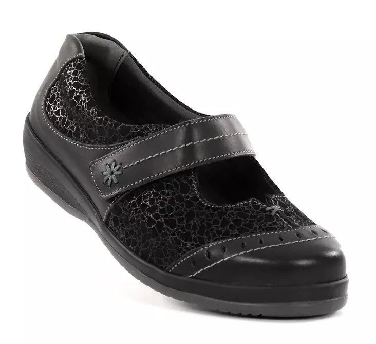 Suave Damen-Wanderschuhe Bristol 4601T schwarz/schwarz - Damen walkingschuhe - 138137 - 1