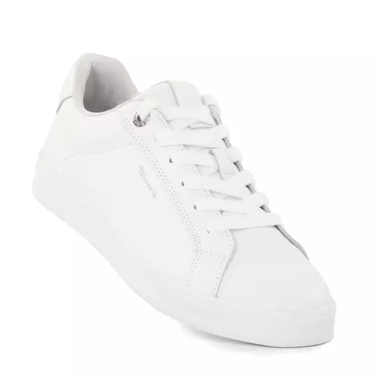 Tamaris Damen Sneakers aus echtem Leder 23622-42 Weiß uni - Damen Sneaker - 138047 - 1