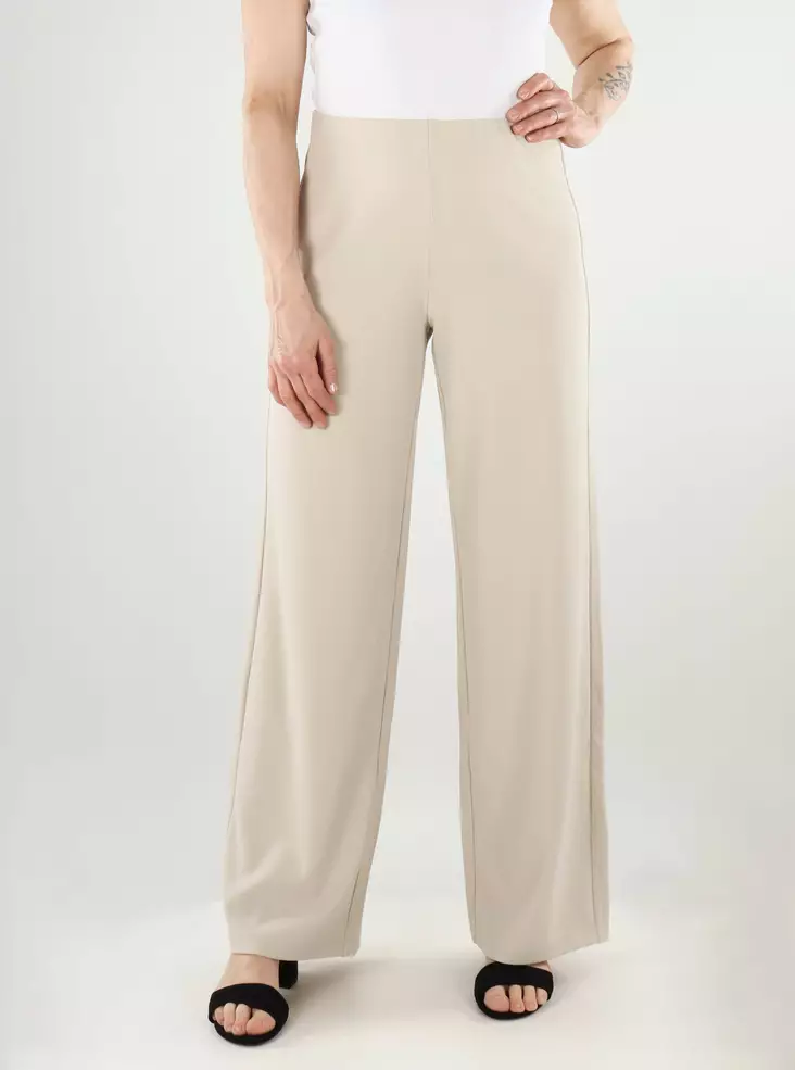 Vero Moda Damen weit geschnittene Hose MW Pumice Stone - Damenhosen - 137937 - 1