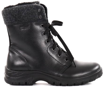 Sievi Damen Leder Stiefeletten Milja, Schwarz - Damen Stiefeletten - 132378 - 1