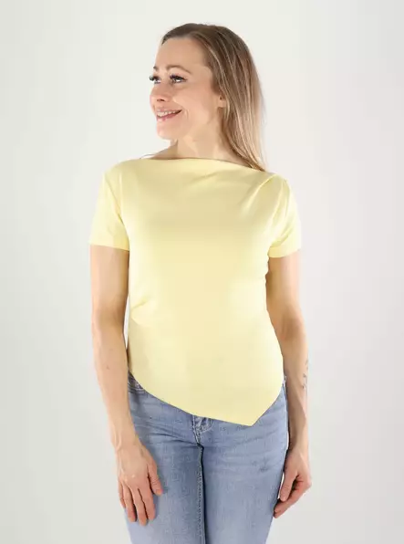 Vero Moda T-Shirt in zartem Banane - Damen T-Shirts - 141048 - 1