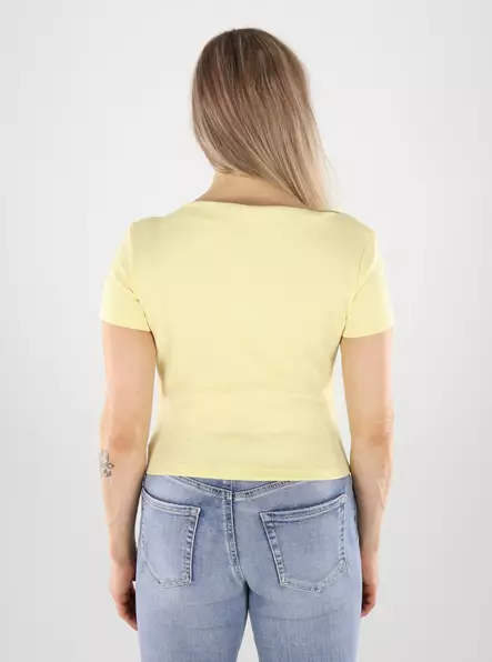 Vero Moda T-Shirt in zartem Banane - Damen T-Shirts - 141048 - 2