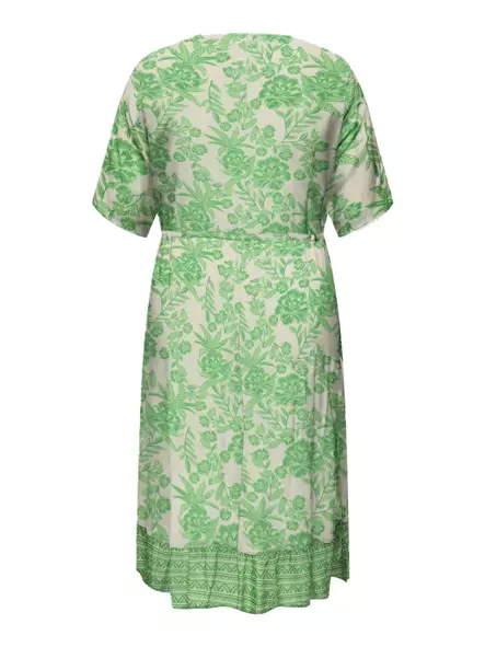 Only Carmakoma Plus-Size Kleid mit V-Ausschnitt in Birke/Paisley - Kleider und Tuniken - 138348 - 2