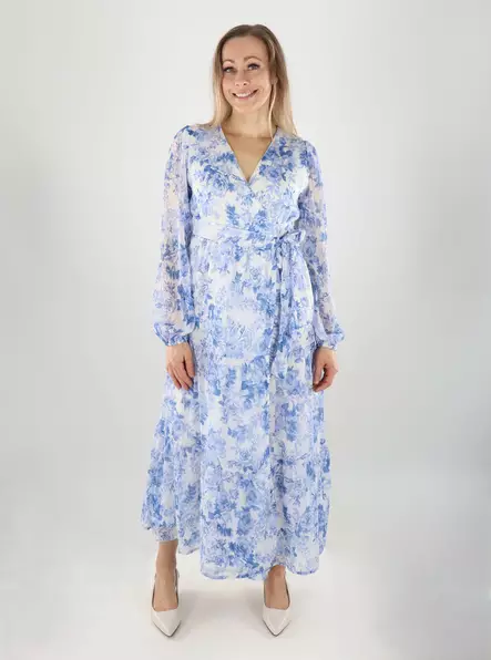 Only Wickelkleid Bel Air Blau/Porzellan - Kleider und Tuniken - 141028 - 1