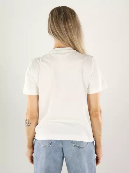 Vero Moda T-Shirt Schneeweiß/Blume - Damen T-Shirts - 141178 - 2