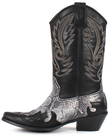 Johnny Bulls Stiefel 9634, Schwarz/Snake - Stiefel - 130208 - 2