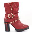 Mustang Stiefeletten 1363-505-5, rot - Damen Stiefeletten - 132328 - 1