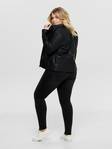 Only Carmakoma Plus Size Damenjacke Robber aus Kunstleder, Schwarz - Damenlederjacken und PU-Jacken - 125708 - 4
