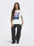 Only Carmakoma Plus-Size T-Shirt Life Weiß - Damen T-Shirts - 135848 - 2
