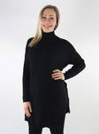 Only Damen langer Pullover Schwarz - Damenpullover - 134928 - 1
