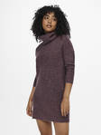 Only Strickkleid Jana mit Kapuze, rosenbraun - Damenpullover - 132238 - 4