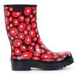 Ratia Gummistiefel Veilchen schwarz/rot - Damen Gummistiefel - 134398 - 1