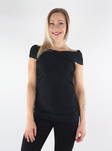 Vila Top Offshoulder schwarz - Damentops für Feiern - 134738 - 1