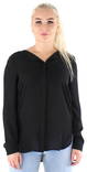 Vila Bluse, Schwarz - Damenblusen und -hemden - 119218 - 1
