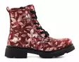 Migant Damen Blumen Stiefeletten A920-290 rote Blume - Damen Stiefeletten - 136978 - 1