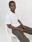 Jack&Jones Herren Poloshirt / T-Shirt Austin Polo weiß/klassisch - Herren T-Shirts - 138248 - 1