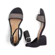 Rieker Damen Sandalen 64952-00 schwarz - Rieker Sandalen - 138308 - 3