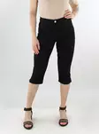 Vila stretch Capri-Jeggings RW schwarz - Damen Shorts und Capris - 138568 - 1