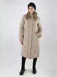 Only Damen langer Wintermantel Langer silberner Nerz - Damen Winterjacken - 139908 - 1