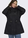 Only Carmakoma Damen Plussize Mantel Parka schwarz - Leichte Damenjacken - 140198 - 4