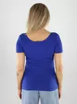 Pieces T-Shirt Blau - Damen T-Shirts - 141198 - 2