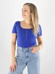 Pieces T-Shirt Blau - Damen T-Shirts - 141198 - 1