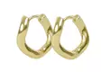 Snö of Sweden Ohrringe Union Curve Ring 15 mm Gold - Ohrringe - 141598 - 1