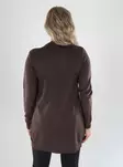 Vila Cardigan VIRIL OPEN L/S STRICKCARDIGAN Kaffee-Bohne - Kleider und Tuniken - 141678 - 2