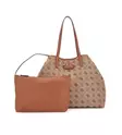 Guess Tasche Neda groß 2 in 1 latte Logo - Handtaschen - 138908 - 1
