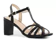 Migant Damen Partysandalen A922-125 schwarz - Migant Sandalen - 140728 - 1