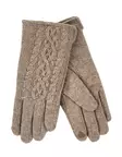 Migant Strickhandschuhe NPG145 beige - Damen Kopfbedeckungen und Handschuhe - 137628 - 1