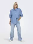 Only Carmakoma Damen Plus-Size Jeans Snow HW Wide hellblau - Damen Jeans - 137778 - 2