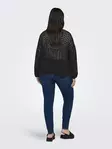 Only Carmakoma Plus Size Spitzenstrickjacke Nola Schwarz - Damenpullover - 138038 - 3