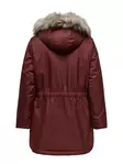 Only Carmakoma Plus Size Parka Mantel syrah/nature - Damen Parka Jacken - 137328 - 2