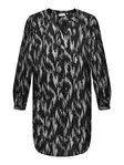 Only Carmakoma Plus-Size-Tunika Lux Celi schwarz/Ikat - Kleider und Tuniken - 136938 - 1