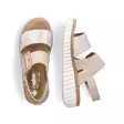 Rieker Damen Sandalen 69260-60 beige - Rieker Sandalen - 138228 - 3
