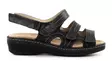 Suave Echtledersandalen Athen 15004T Schwarz - Damen Sandalen - 138138 - 2