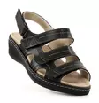 Suave Echtledersandalen Athen 15004T Schwarz - Damen Sandalen - 138138 - 1