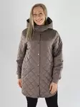 Vila Leichte Kapuzenjacke TATE HOODED JACKET falcon - Damen Leichte steppjacken - 141558 - 1