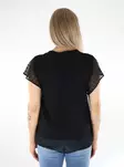 Vila Damenoberteil V-Ausschnitt schwarz - Damen Tops - 136408 - 2