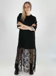 Vila Kleid OVERIZE SPITZENKLEID schwarz - Kleider und Tuniken - 141098 - 1