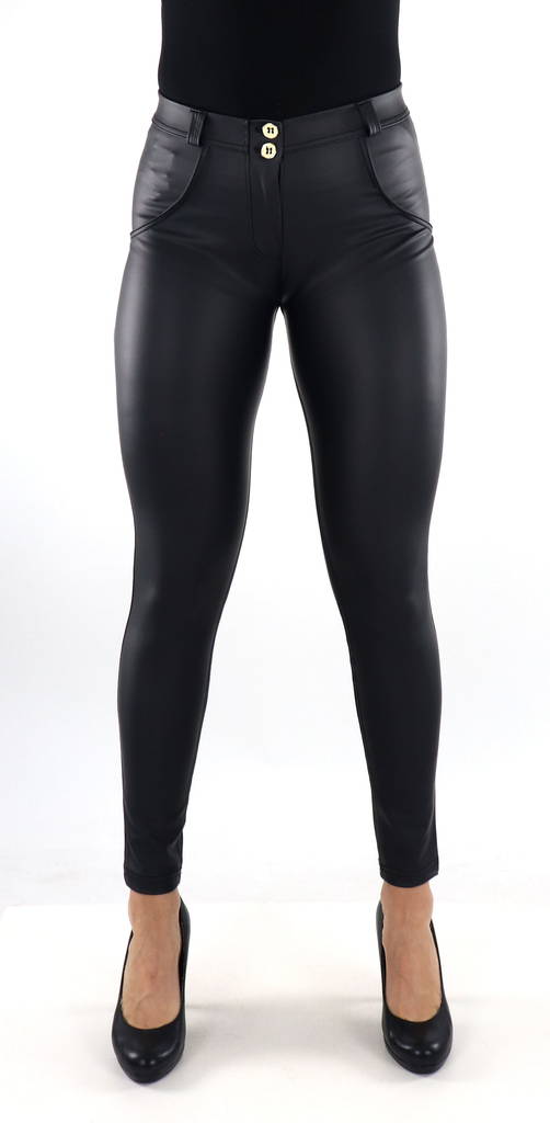 Freddy Hosen Veganleder Regulärer Bund Super Skinny Schwarz - Damenhosen - 134128 - 1