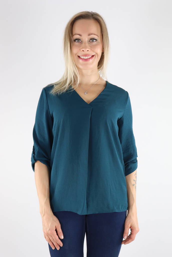 JDY Hemd 3/4 Reflecting Pond - Damen Langarmshirts - 131838 - 1