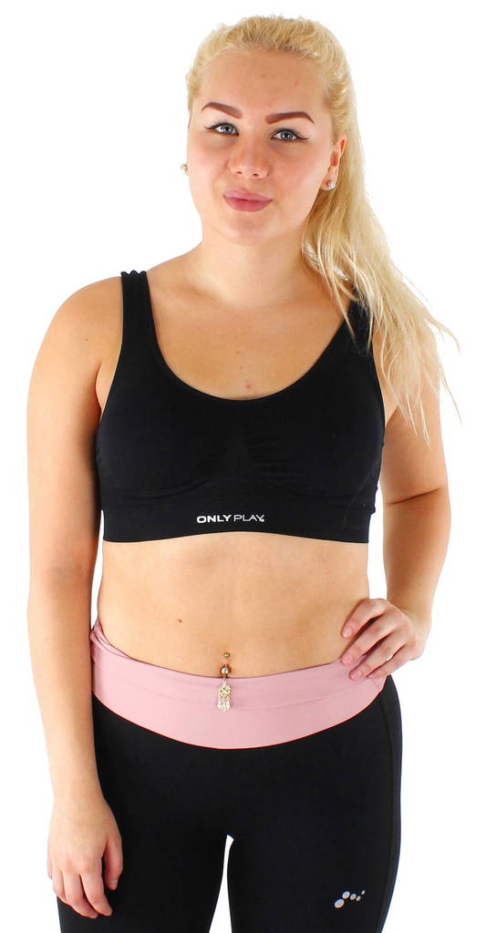 Only Play Sport-BH Top, Schwarz - Damen Sport-BHs - 116648 - 1