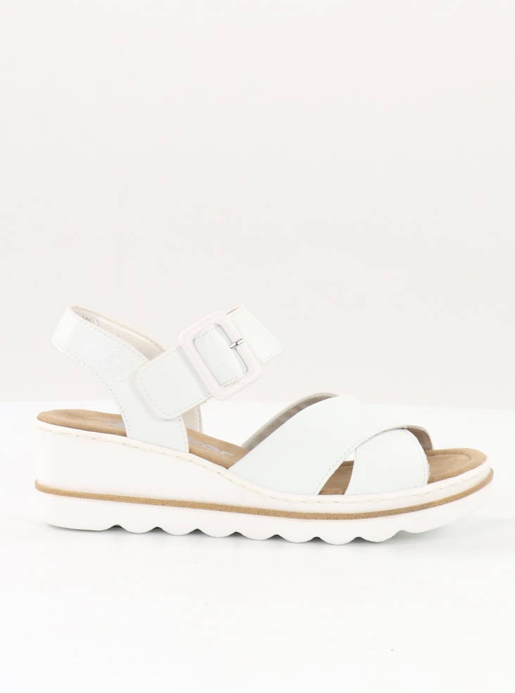 Rieker Damensandalen 67463-80 weiß - Rieker Sandalen - 135278 - 1